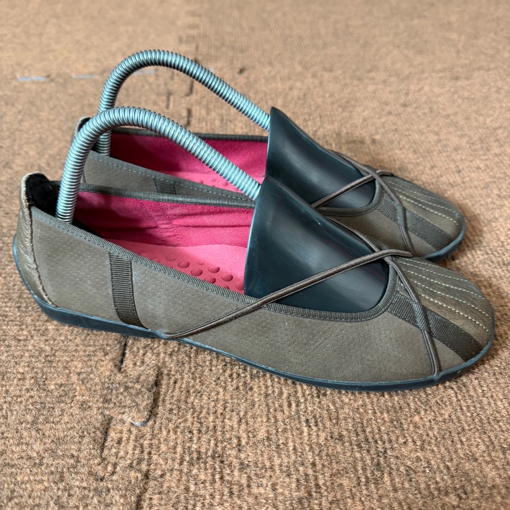 Privo by Clarks Women Bronze Metallic Ballet Flats Penny Heel Brown Size 8